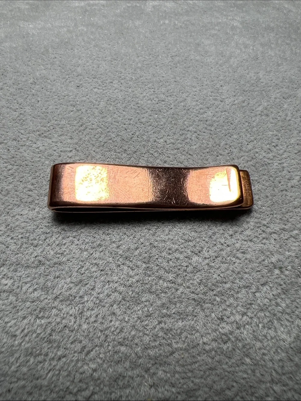 Vintage 10k Rose & Yellow Gold Tie Clip